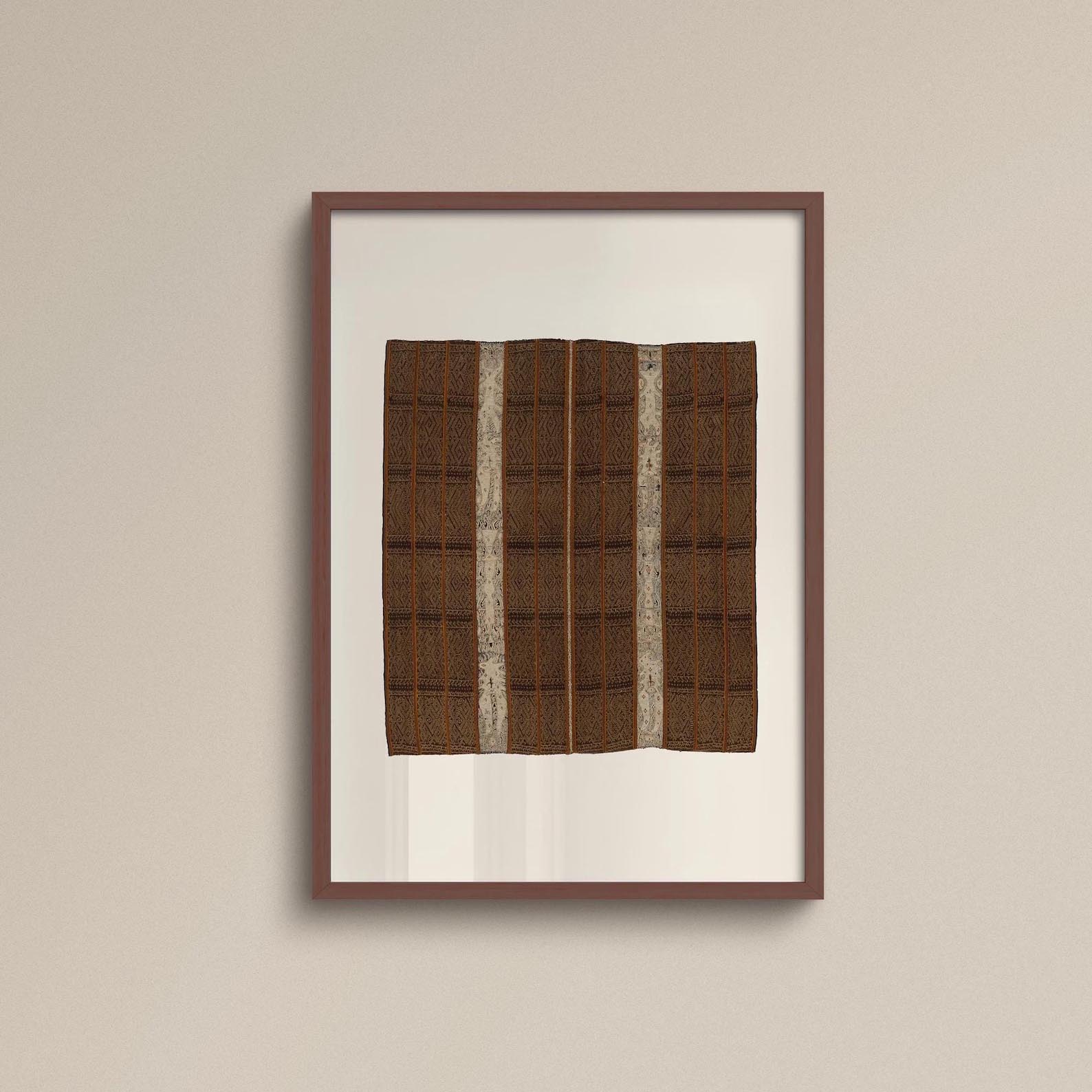 001. Vintage Textile Print