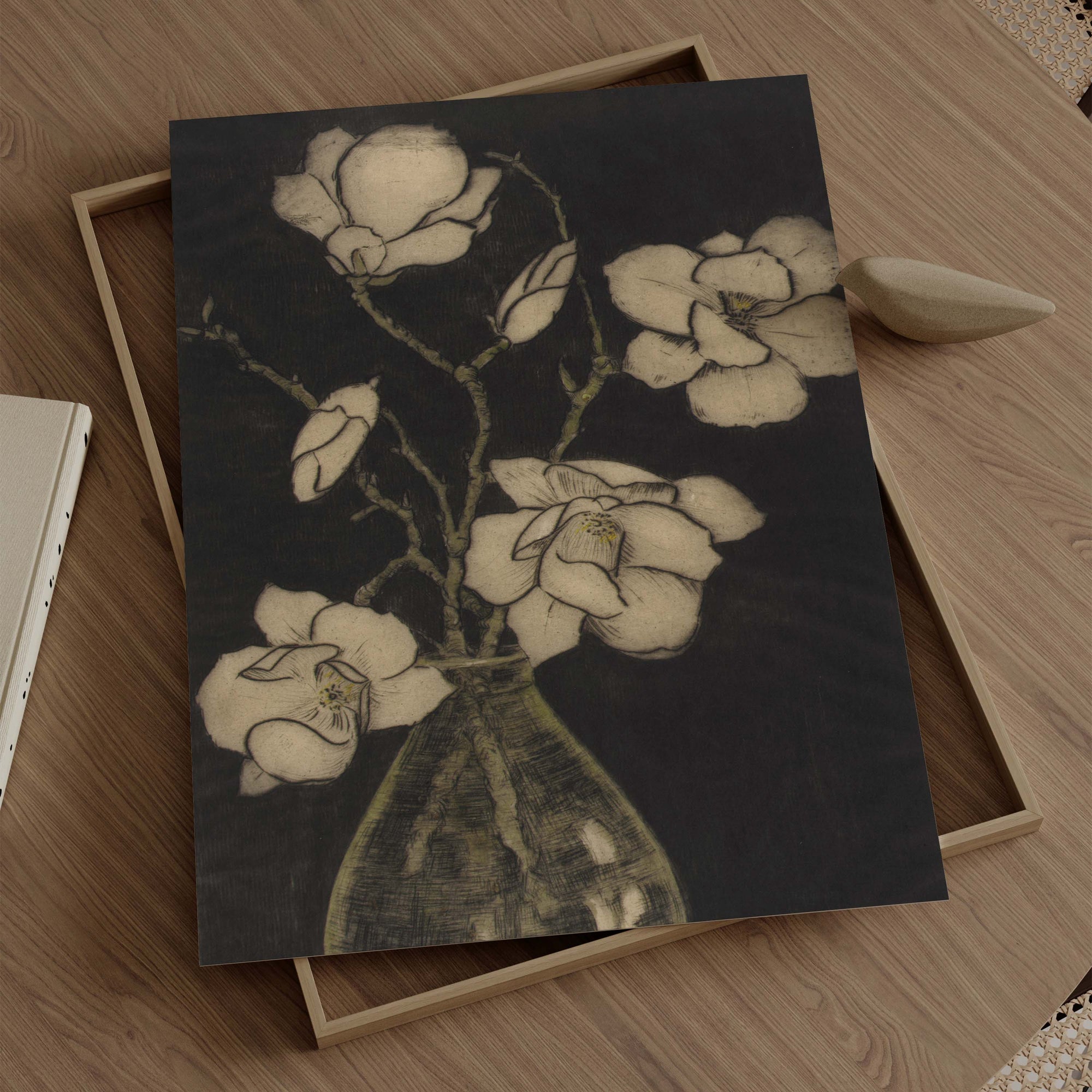 050. Vintage Magnolia Print
