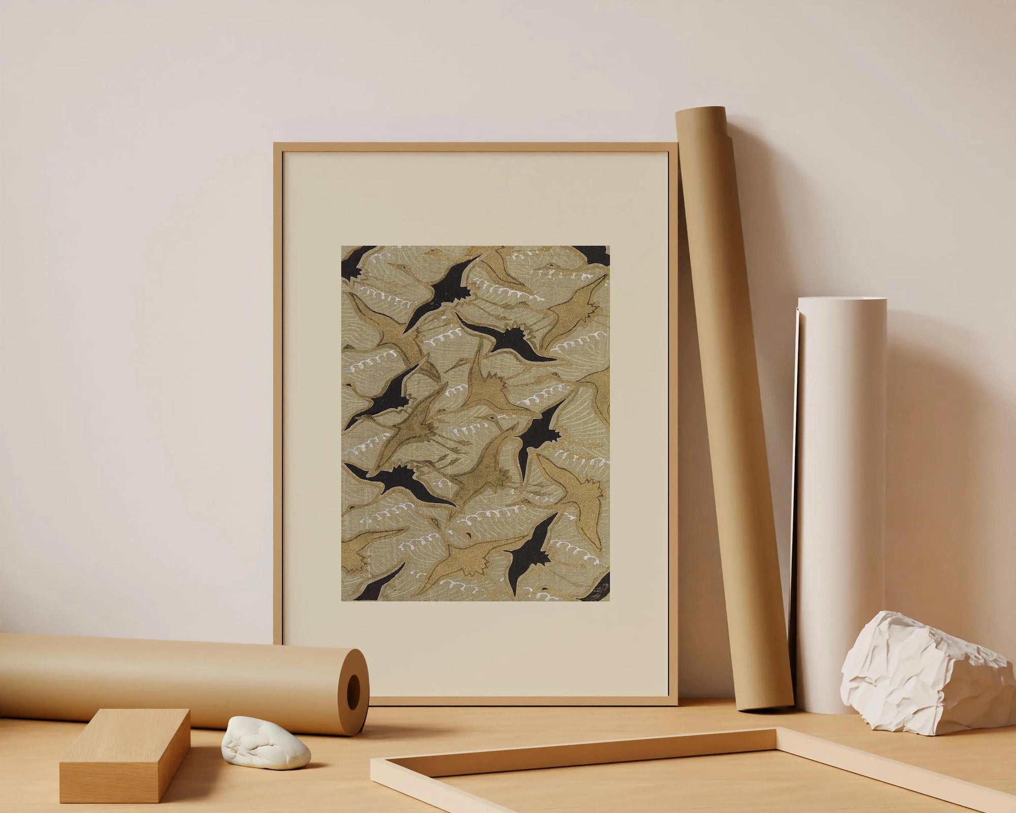 051. Vintage Japanese woodblock Print
