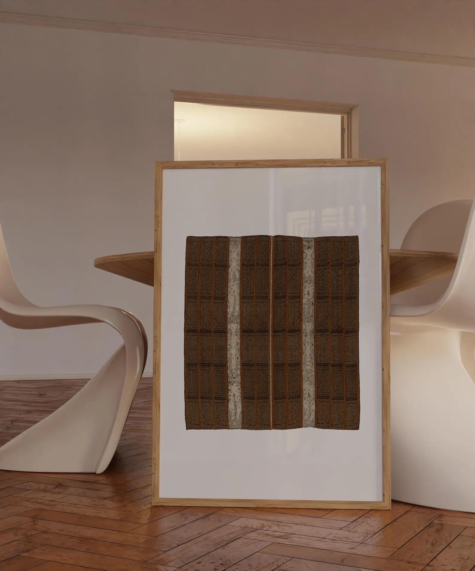 001. Vintage Textile Print