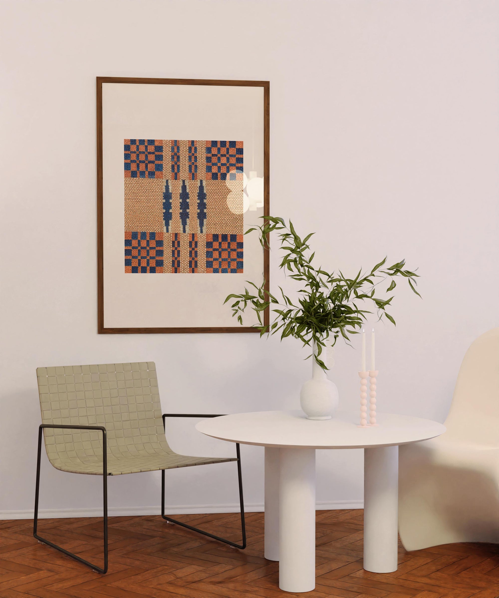 041. Geometric Pattern Print