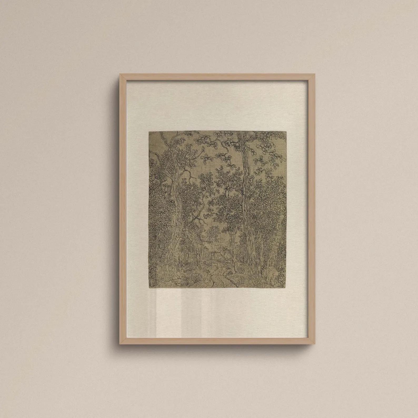 012. Tree Sketch Print