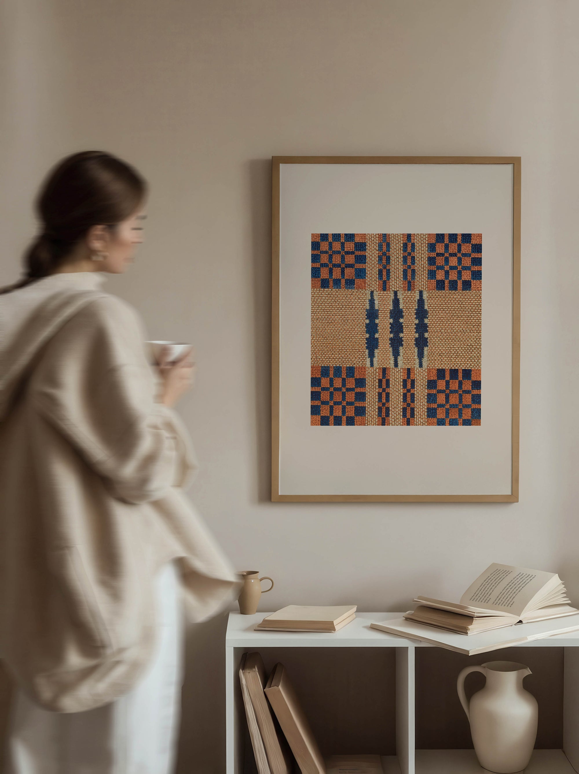 041. Geometric Pattern Print