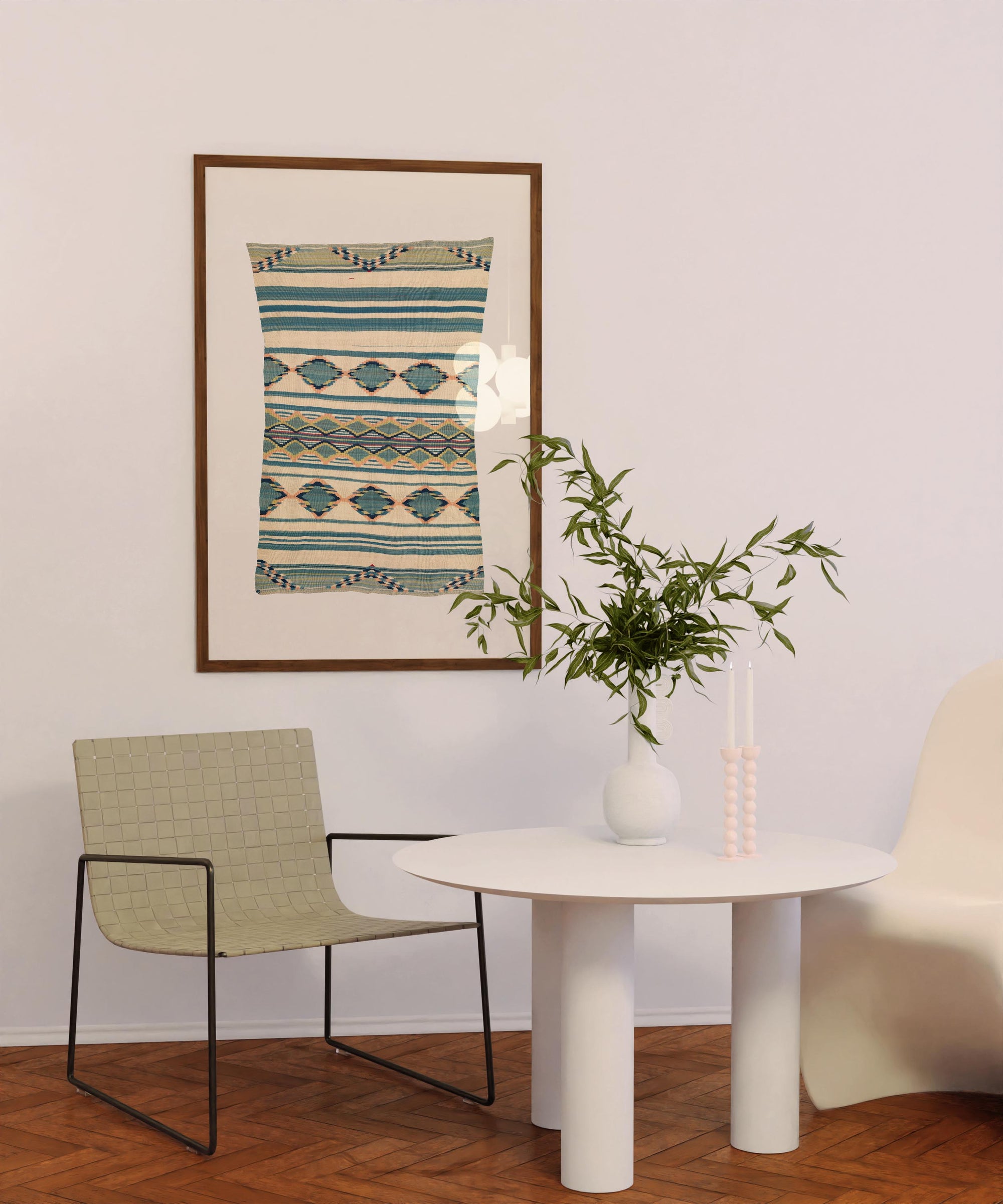 047. Vintage Textile Print