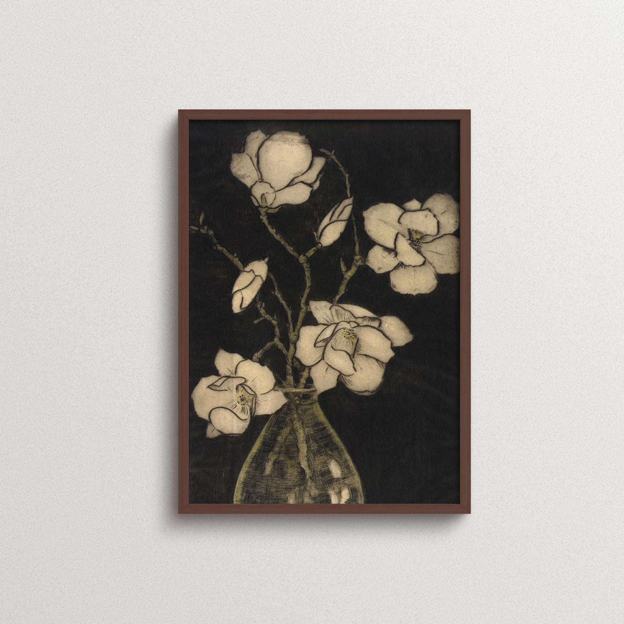 050. Vintage Magnolia Print