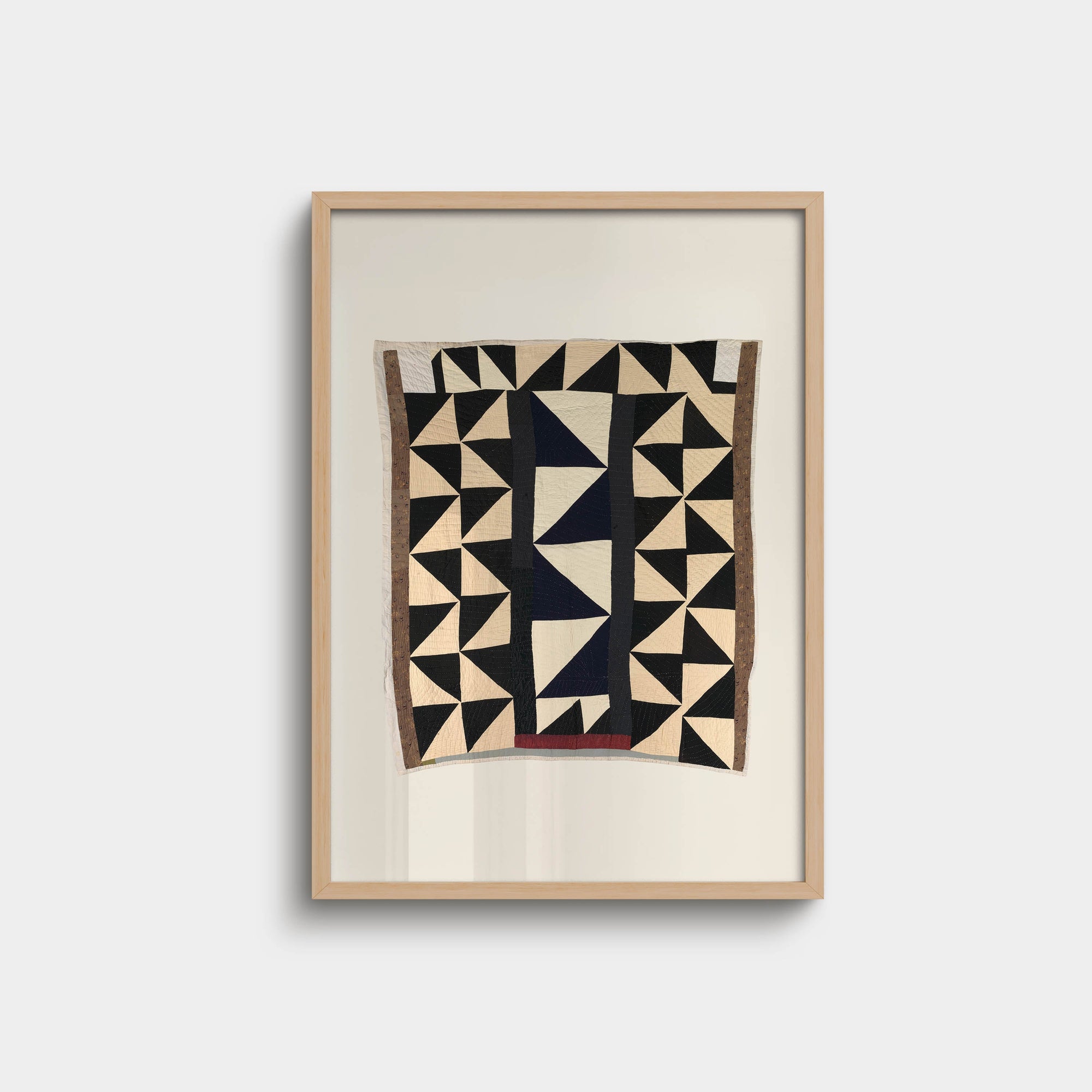 040. Geometric Quilt Pattern Print