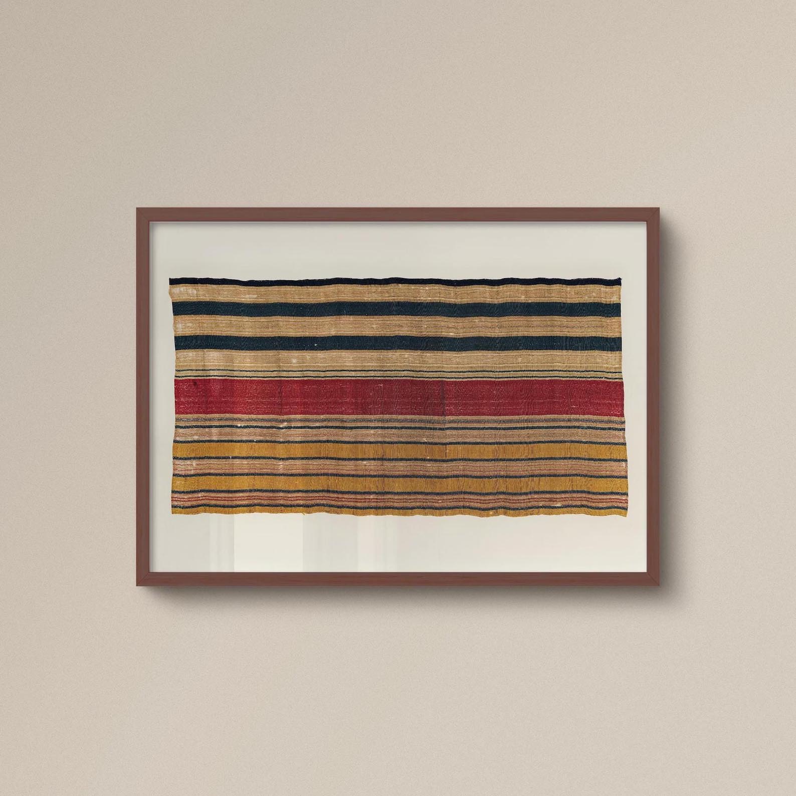013. Vintage Textile Print